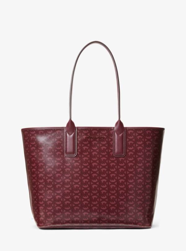 Damske Prenosná Taška Michael Kors Jodie Large Logo Jacquard Bordove - Kabelky Michael Kors Nejlevnejsi | NQOAR-0327